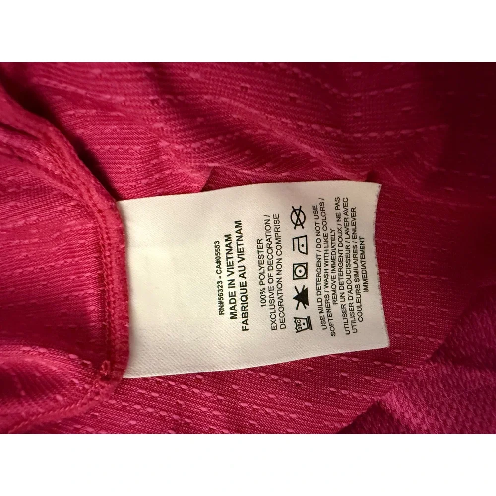 Nike Running Dri-FIT ADV Pink Short Sleeve Training Shirt CZ9046-614 Womens L